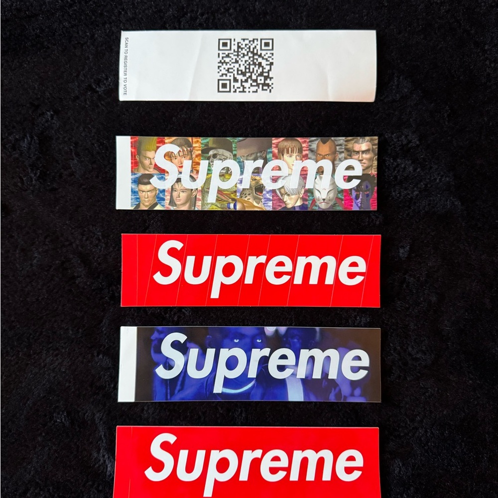 Supreme Sticker Collection - Red, White, Multicolor